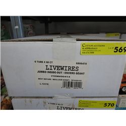 Case of Livewires Jumbo Inside Out candy