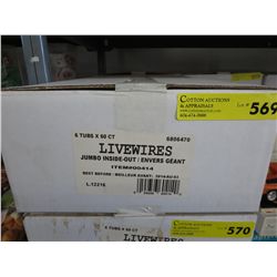 Case of Livewires Jumbo Inside Out candy
