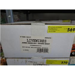 Case of Livewires Jumbo Inside Out candy