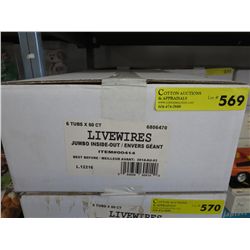Case of Livewires Jumbo Inside Out candy