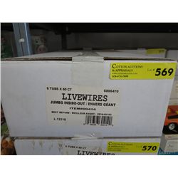 Case of Livewires Jumbo Inside Out candy