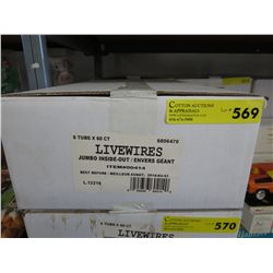 Case of Livewires Jumbo Inside Out candy