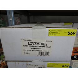 Case of Livewires Jumbo Inside Out candy