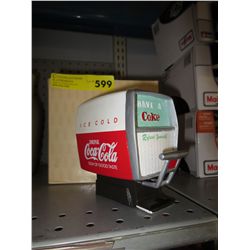 Coca-Cola dispenser shaped bank