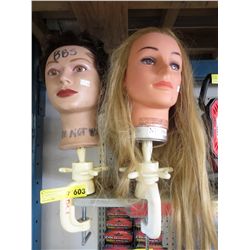 2 Rubber heads on clamps