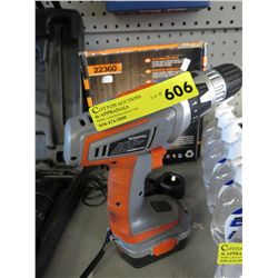 Terratek cordless drill, with charger