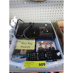 Sony Blue-Ray Disk/DVD player & movies