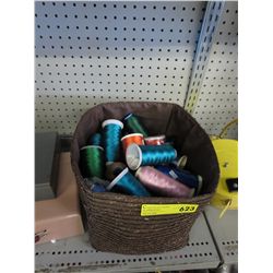 Approx 24 spools of polyester Serger thread