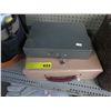 Image 1 : 2 Metal cash boxes, one with key
