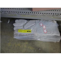 3 pairs of leather welding gloves