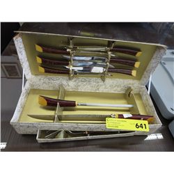 Vintage steak knife & carving set