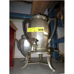 Electric samovar plus teapot