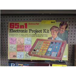 Vintage Science Fair Electronic Project Kit