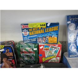 3 boxes of Baseball trading cards