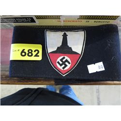 Black armband with swastika & lighthouse emblem