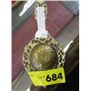 Image 2 : Antique ornate Devil head tea strainer