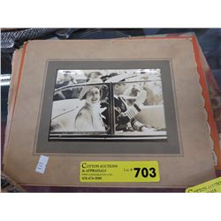 Royal coronation photo, songbook, newspaper