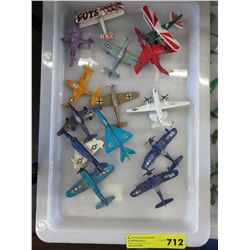Approx 14 die cast planes