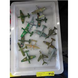 Approx 14 die cast military planes