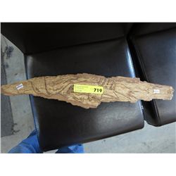 First Nations bark carving