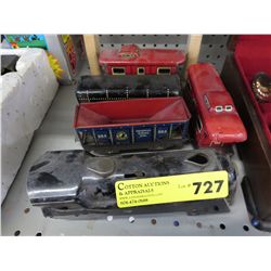 Vintage tin train set