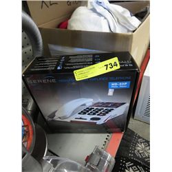 Phone, in box.