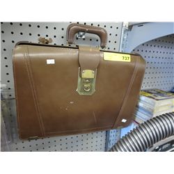 Vintage leather briefcase