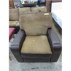 Leather couch and love seat
