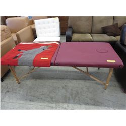 Portable massage table