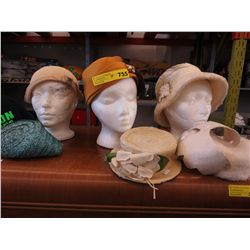6 Vintage ladies hats