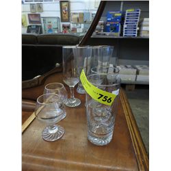 8 Glasses with Olympic logos