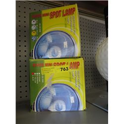 2 Super mini automotive spot lamps