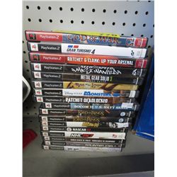 Approx 17 PlayStation 2 games