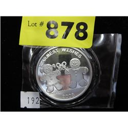 .999 Silver round - 1 troy oz. - "Warmest Wishes"