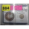 Image 1 : 1966 Canadian Silver Dollar & Dime -  MINT