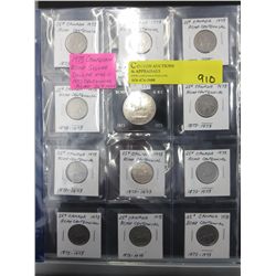 1973 Canadian RCMP Silver Dollar + 11 RCMP 25¢