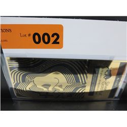 .999 Solid 24kt gold bullion bill