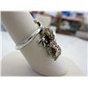 Image 2 : Ladies' hand set Swarovski crystal lizard ring