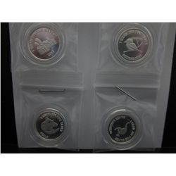 4 x .999 Silver rounds