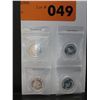 Image 2 : 4 x .999 Silver rounds