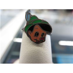 Vintage Walt  Disney enameled Pinocchio ring