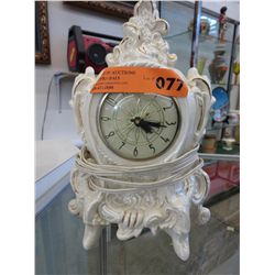Glazed porcelain wall clock