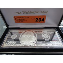2005 Ben Franklin American $100.00 Note