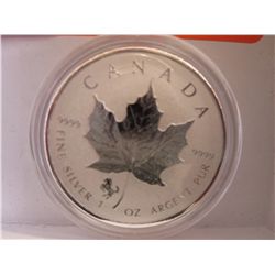 2014 1 ounce .999 silver Maple Leaf