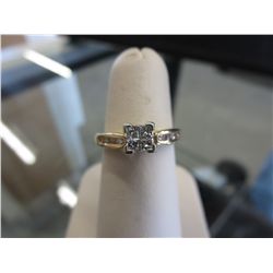 14KT Gold Diamond Engagement ring