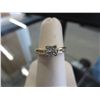 Image 1 : 14KT Gold Diamond Engagement ring