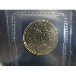 2011 Gold Canadian Maple Leaf $1.00 Coin