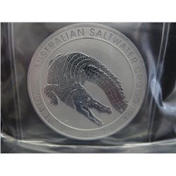 2014 Australian Saltwater Crocodile $1.00 coin