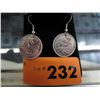 Image 2 : Pair Coin Earrings, French hooks