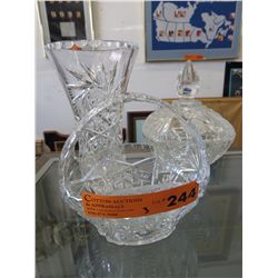 3 Pinwheel crystal pcs